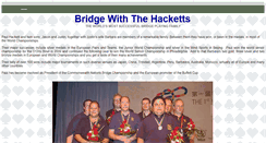 Desktop Screenshot of bridgewiththehacketts.com